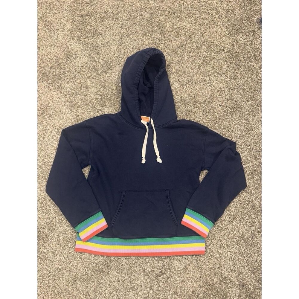 Jcrew Women's Blue Hoodie